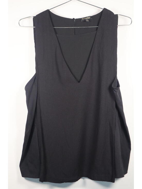 Massimo Dutti Tops - Massimo Dutti black sleeveless top size Large
